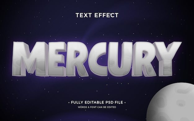 Mercury text effect