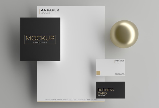 PSD merkidentiteit mockup psd