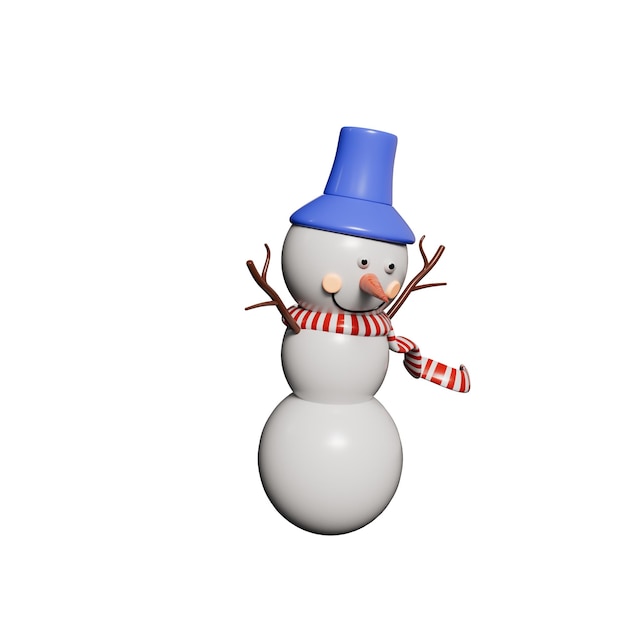 メリークリスマスの3Dイラスト