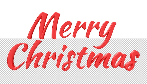 PSD merry christmas belettering