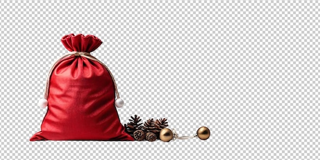 PSD merry christmas decoration things hat gingerbread house sock and sack