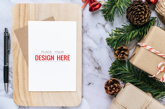 merry christmas greeting card psd