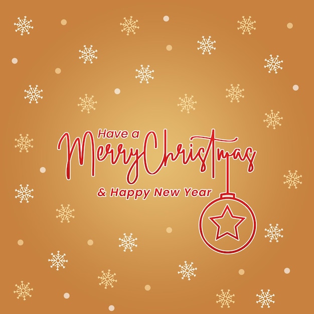 Premium PSD Merry christmas and happy new year 2023 banner design