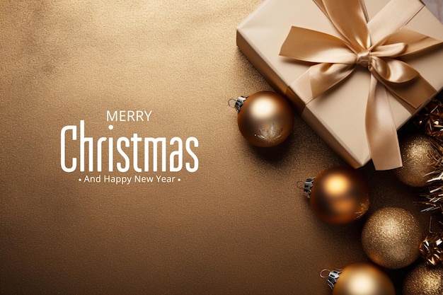 Merry christmas and happy new year background