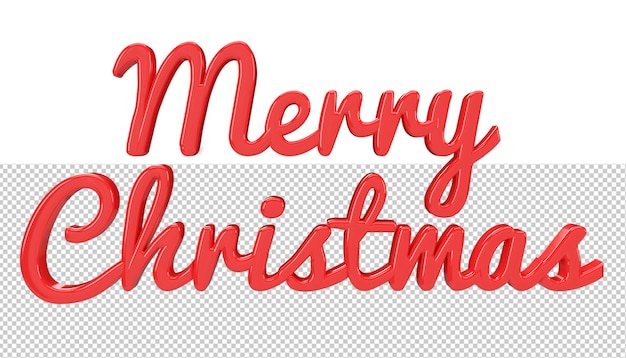 Merry christmas lettering