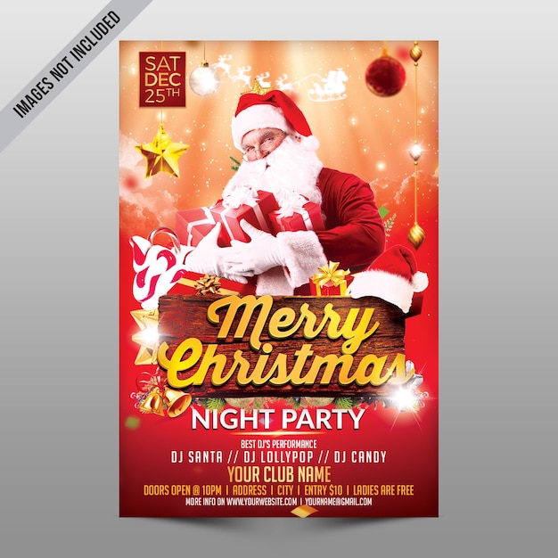 Merry christmas night party