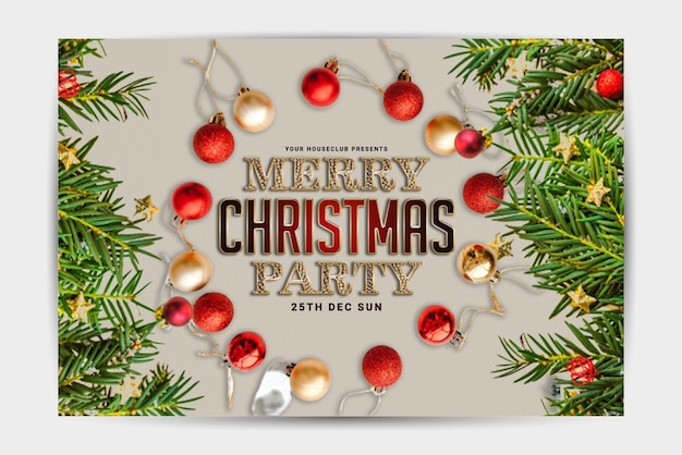 Merry Christmas Party Flyer