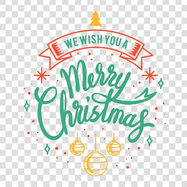 メリークリスマス pngバッジ 透明な背景