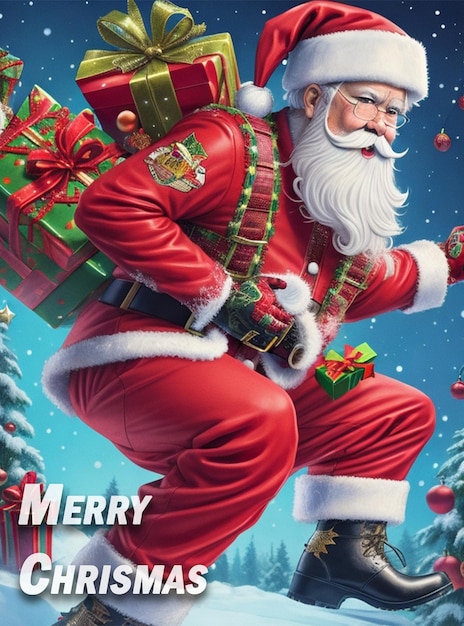 PSD poster di buon natale 2