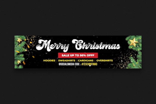 Merry christmas sale web template