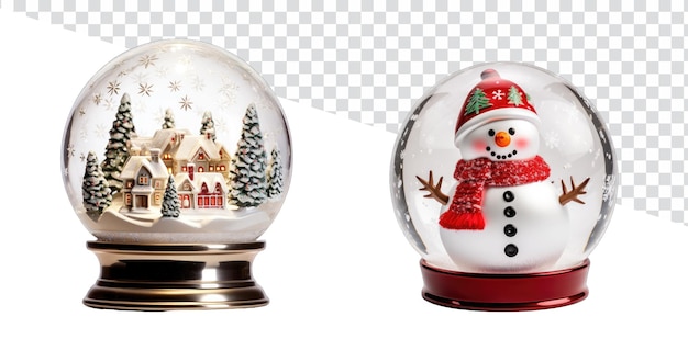 PSD Веб-плакат с рождеством, демонстрирующий стеклянный снежок и рождественский снежный шар