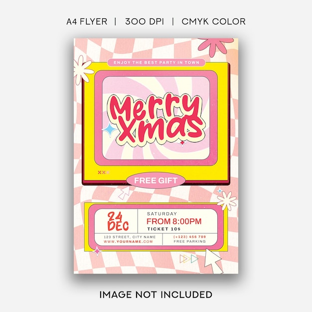 Merry Xmas Party Flyer Template