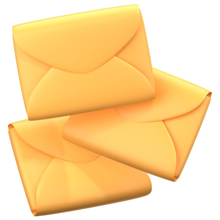 PSD messages 3d illustration icon pack element