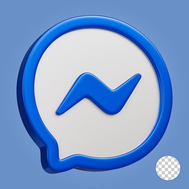 Icona messenger 3d