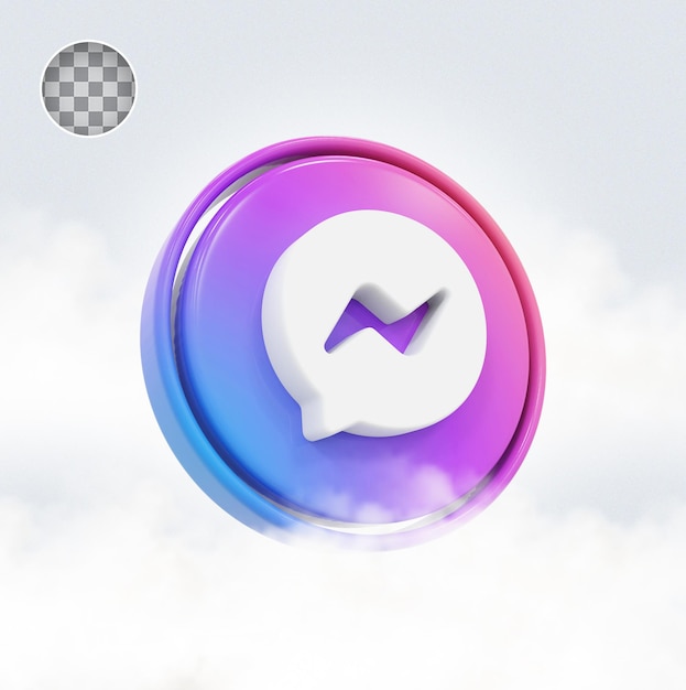 Messenger icon 3d