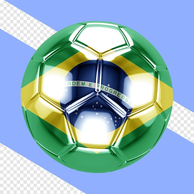 Metaal Braziliaanse voetbalbal