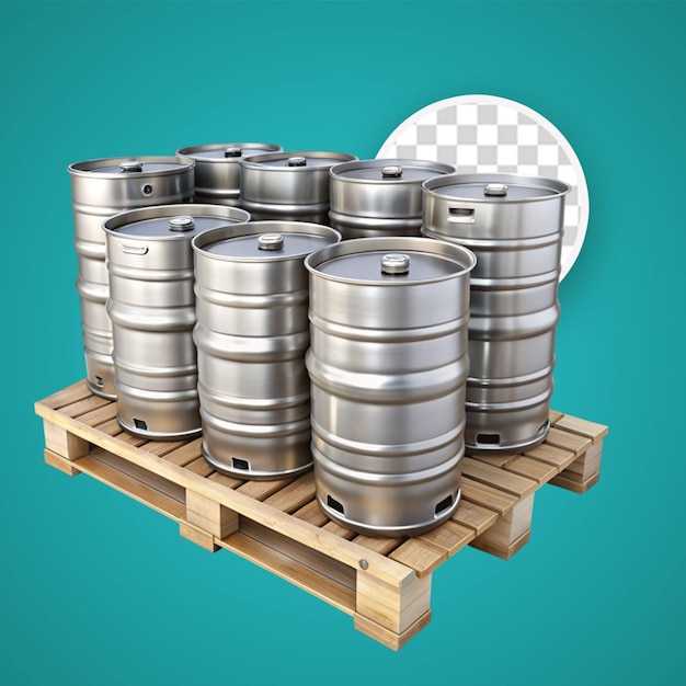 Metal blank barrels set