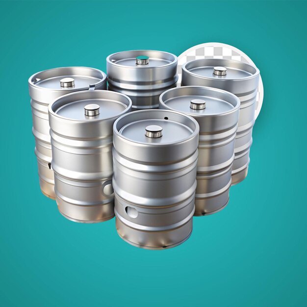 Metal blank barrels set