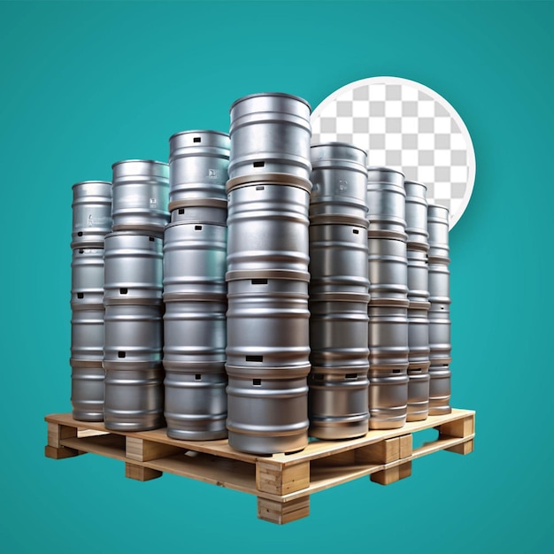 Metal blank barrels set