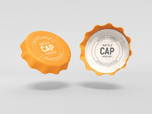 Metal bottle cap branding