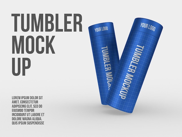 Metal bottles mockup tumbler mockup