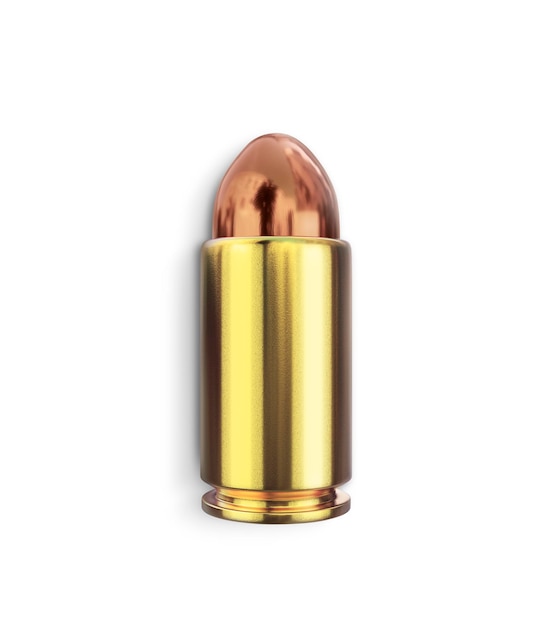 PSD metal bullet transparent background