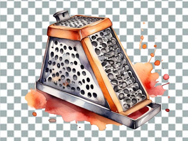 PSD metal grater on white background
