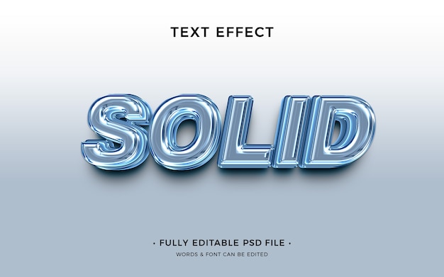 PSD metal liquid text effect