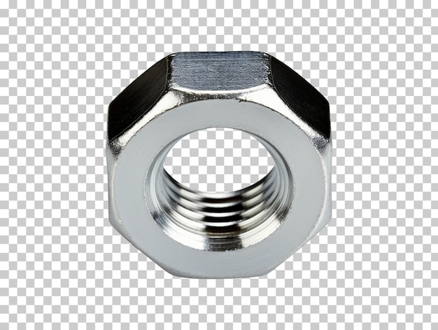 PSD metal nut isolated on transparent background png psd