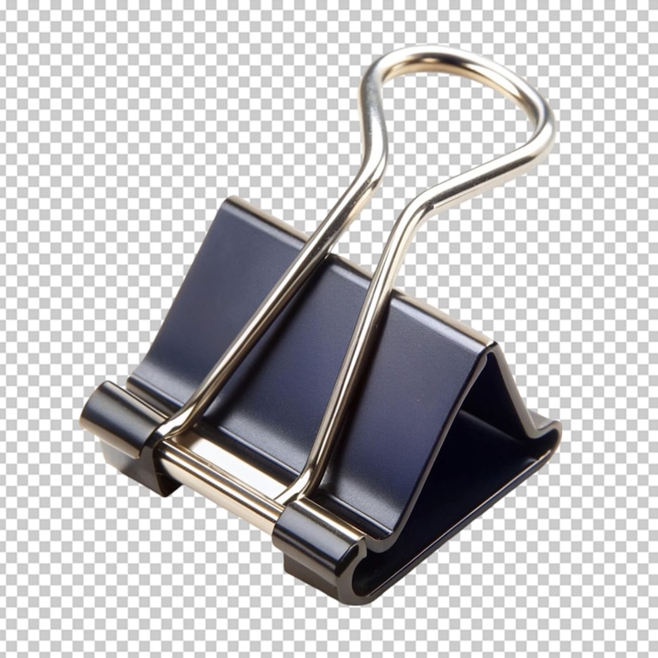 PSD metal paperclip object