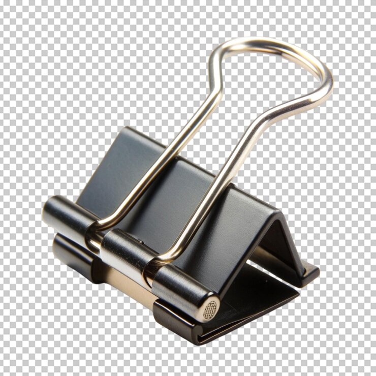 PSD metal paperclip object