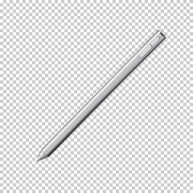 Металлическая ручка, изолированная на прозрачном фоне