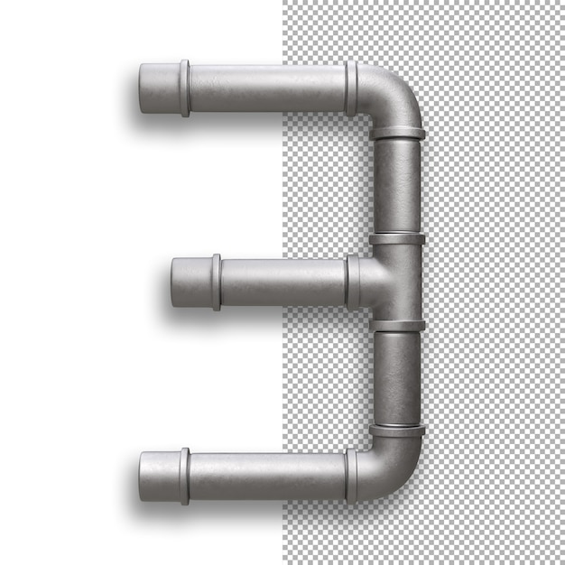 PSD tubo metallico, numero 3