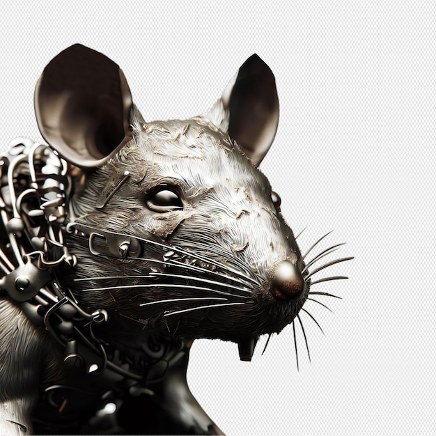 PSD metal rat