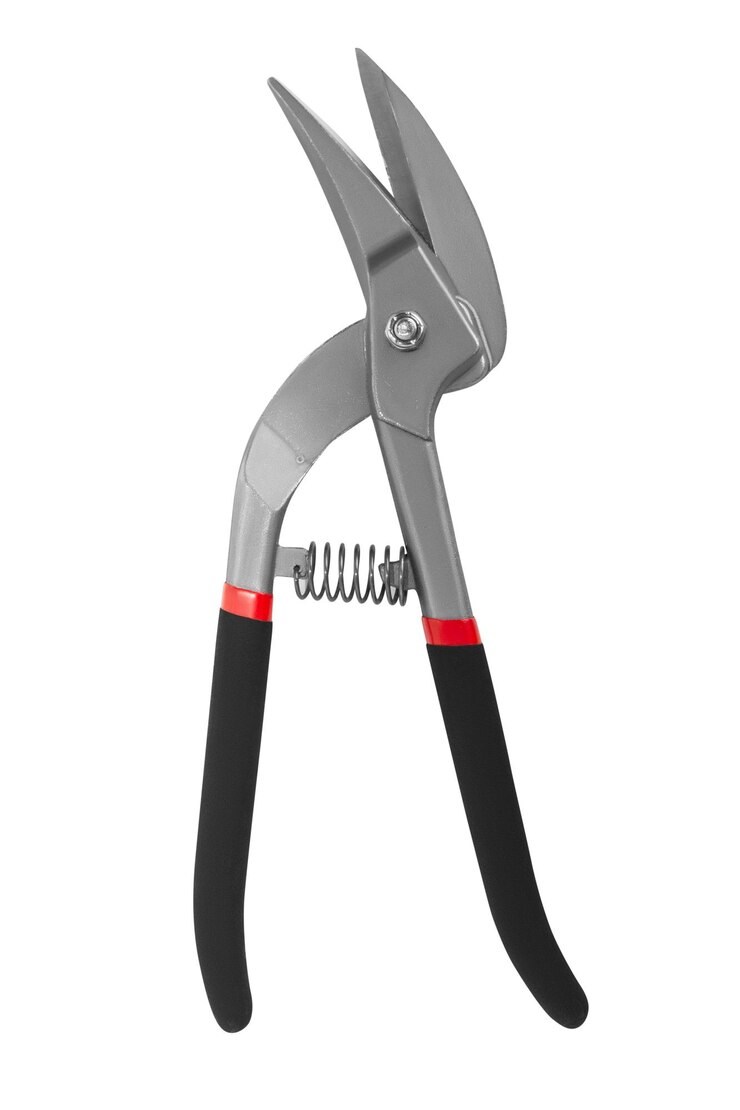 PSD metal scissors on a blank background