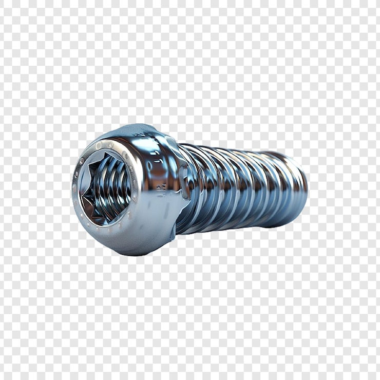 PSD a metal screw with a screw on it