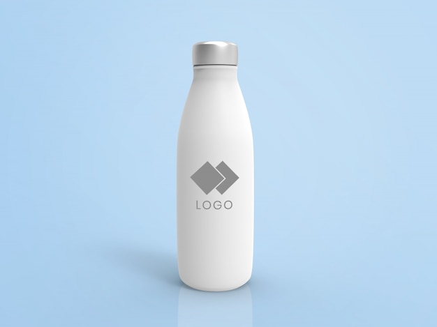 metalen fles Mockup
