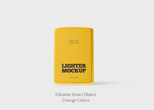 Metallic Lighter Mockup