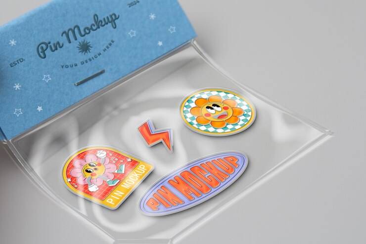 PSD プラスチック袋の金属のピンモッケージ