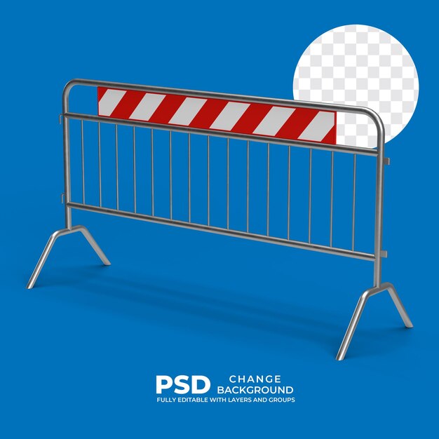 PSD metalowa bariera tłumu