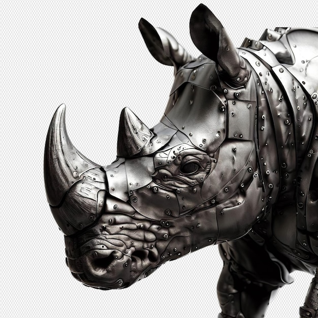 PSD metalowy nosorożec