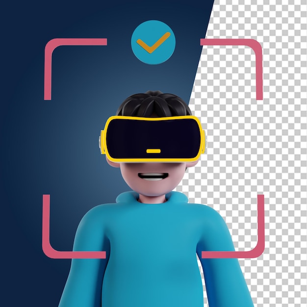 メタバース AI 3D レンダリング