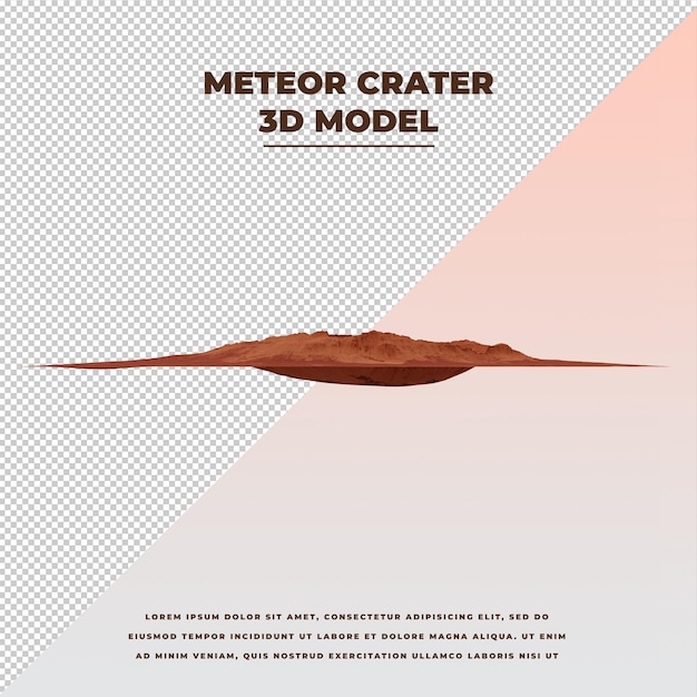 Meteor crater