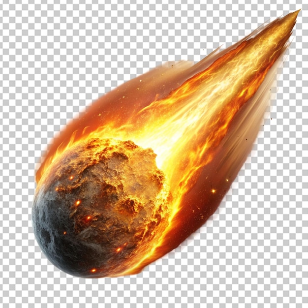 PSD a meteor transparent background