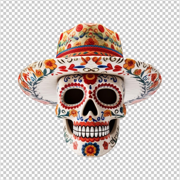 PSD mexicaanse schedel png