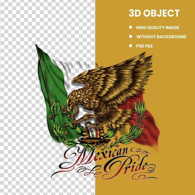 brown pride mexican flag