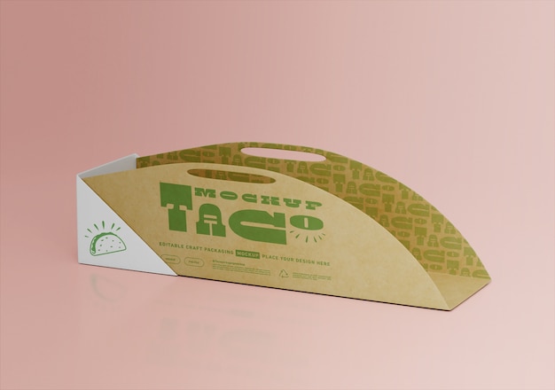 PSD mexican food packaging design