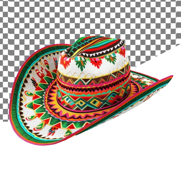 PSD mexican hat png background removed image