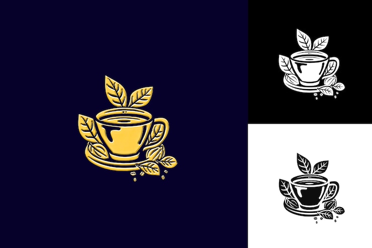 PSD mexican hot chocolate with a cozy emblem presenting a cup of mexico culture symbol designs