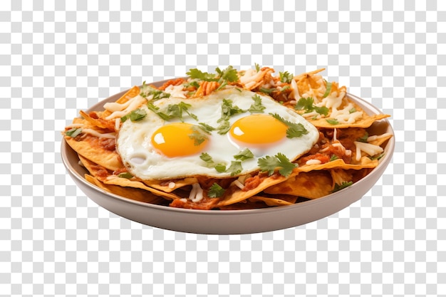 PSD mexican traditional chilaquiles breakfast